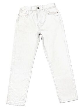 👖👠 CURRENT/ELLIOTT *NWT* Vintage Crop Slim Jeans Preppy | Ivory Cream |‎ Sz 25